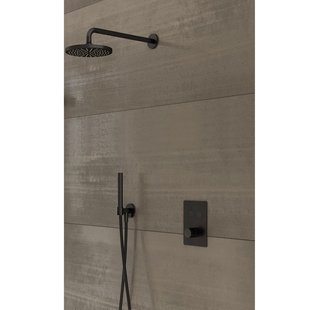 Complete Regendouche Hotbath Cobber IBS23 Inbouwset Met 2 Pushbuttons Vierkant