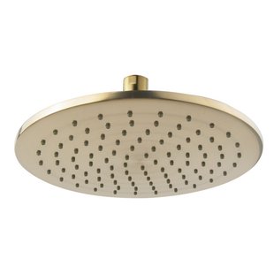 Hoofddouche BWS Cemal Rond 25x0,8 cm Antikalk Geborsteld Messing Goud