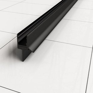 Waterkering Wiesbaden Type 1 Horizontaal 8 mm Mat Zwart