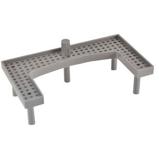 Haarfilter tbv Douchegoot Kunststof Grijs