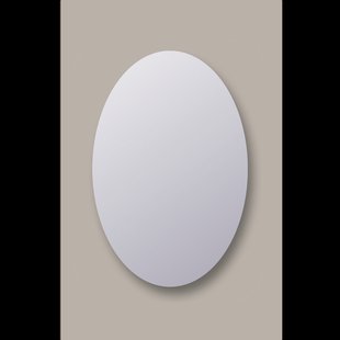 Spiegel Ovaal Sanicare Q-Mirrors 120x80 cm PP Geslepen Incl. Ophanging