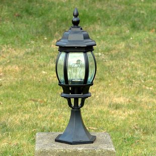 Brilliant Sokkellamp Istria, zwart, aluminium, glas, hoogte 51 cm Brilliant Sokkellamp Istria, zwart, aluminium, glas, hoogte 51 cm