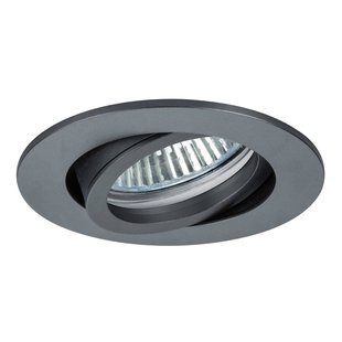 BRUMBERG 0063 plafond inbouwspot, rond, titaan