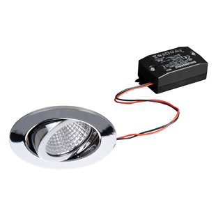 BRUMBERG LED inbouwspot 38° rond chroom 2.700K