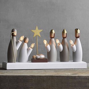 STAR TRADING Raam kandelaar Krubba, 5-lamps