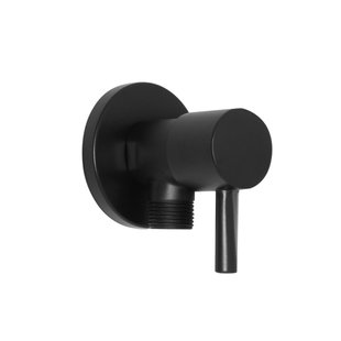 Hoekstopkraan BWS Nero 1/2 Mat Zwart