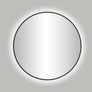 Badkamerspiegel Best Design Venetië Rond 100 cm Incl. Led Gunmetal