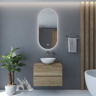 Badkamerspiegel Gliss Orion 50x100cm Verticaal LED