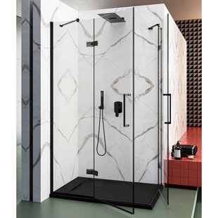 Nisdeur Lacus Giannutri 80x200 Tweedelig Mat Zwart