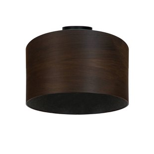Envostar Veneer plafondlamp gerookt eiken Ø 40cm