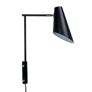 Dyberg Larsen Cale wandlamp hoogte 46 cm zwart