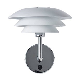 Dyberg Larsen DL20 wandlamp metaal 20cm wit