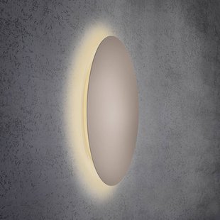 Escale Blade LED wandlamp, taupe, Ø 79 cm