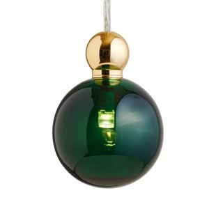EBB & FLOW Uva M Hanglamp Ball goud klimopgroen