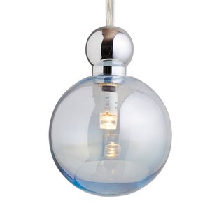 EBB & FLOW Uva M Hanglamp, bal zilver, topaas