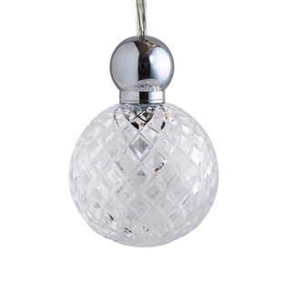 EBB & FLOW Uva M Bal zilver transparant klein ruitjes