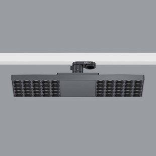 ERCO Jilly 230V 15W oval wide 830 zwart/zwart ERCO Jilly 230V 15W oval wide 830 zwart/zwart