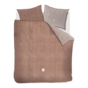 Rivièra Maison Coughton Court Dekbedovertrek 200 x 200/220 cm - Terra