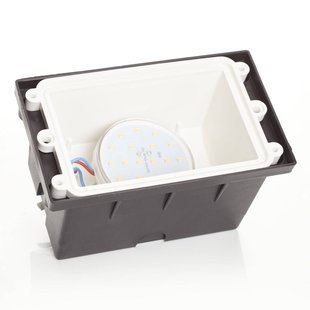 Fumagalli LED inbouwlamp Leti 200-HS zwart opaal, CCT