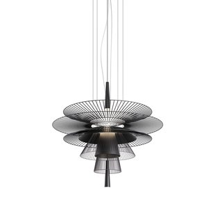 Forestier Gravity 1 hanglamp Ø86cm zwart