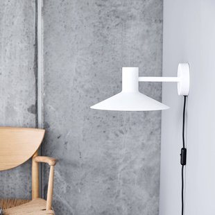 FRANDSEN Minneapolis wandlamp wit mat