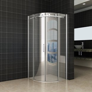 Douchecabine Wiesbaden 2 schuifdeuren 90x90cm 8mm NANO coating