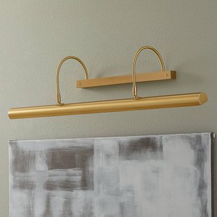 Knapstein Lange schilderijverlichting PICTURE, mat messing