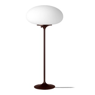 GUBI Stemlite tafellamp, zwart-rood, 70 cm