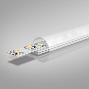 EVN APFLAT5 alu-profiel, 200cm halfronde afdekking