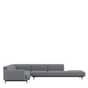 In Situ Hoekbank Links - b. 368 x d. 257 x h. 70 cm.