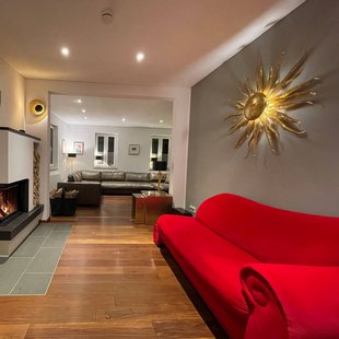 Holländer Betoverende wandlamp SONNE GOLD 70 cm