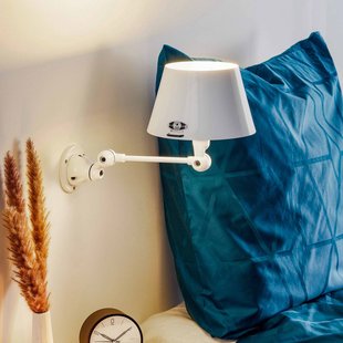 Jieldé Aicler AID701 scharnier-wandlamp, wit
