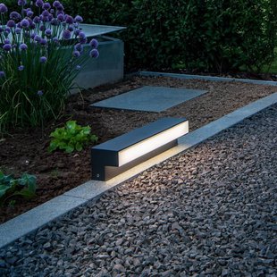 SLV L-Line Out LED sokkellamp CCT, hoogte 10 cm