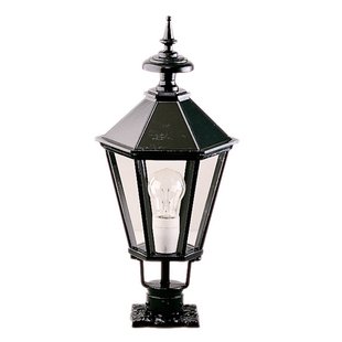 K.S. Verlichting Sokkellamp K7c, zwart