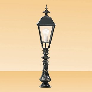 K.S. Verlichting Tuinpadverlichting Brighton, zwart, hoogte 95 cm, metaal, IP44
