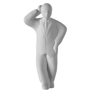 Karman Umarell deco-figuur, 15 cm doordacht