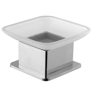 Eris vrijstaande zeepschaal chroom