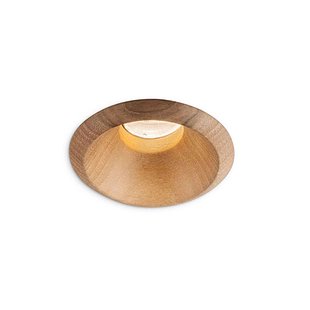 LEDS-C4 Play Raw inbouwlamp walnoot 927 17,7W 30° LEDS-C4 Play Raw inbouwlamp walnoot 927 17,7W 30°