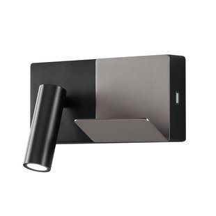 LEDS-C4 LED lamp Mini LED wandlamp zwart/grijs