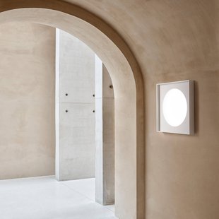 Luceplan Cassette LED wandlamp Phase Cut 40x40cm