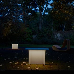 Luceplan Fienile LED sokkellamp 32cm lichtgrijs