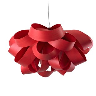 LZF LAMPS LZF Agatha Small hanglamp, 78x76cm, rood
