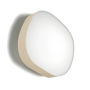 LZF LAMPS LZF Guijarro Large LED wandlamp, ivoor