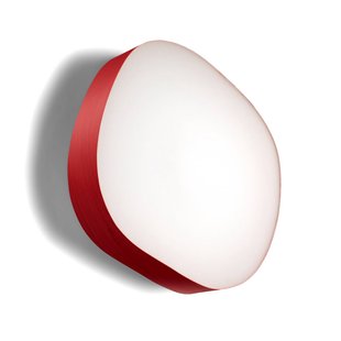 LZF LAMPS LZF Guijarro Large LED wandlamp, rood
