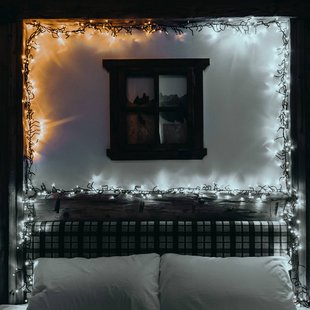 Twinkly LED lichtketting, CCT, zwart, 400-lichts, 6m