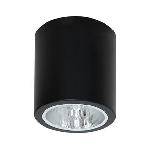 Luminex Plafondspot downlight Round in zwart, Ø 13,3 cm