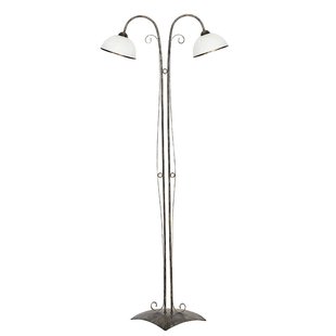 Luminex Vloerlamp Antica in landhuisstijl, 2-lamps