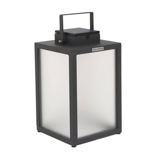 Les Jardins Tradition LED lantaarn op zonne-energie, antraciet, hoogte 40 cm Les Jardins Tradition LED lantaarn op zonne-energie, antraciet, hoogte 40 cm