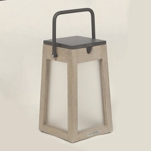 Les Jardins LED solarlantaarn Tecka draagbaar, Duratek 25 cm