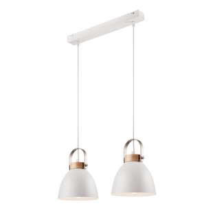 Lamkur Hanglamp Bergen, 2-lamps, wit